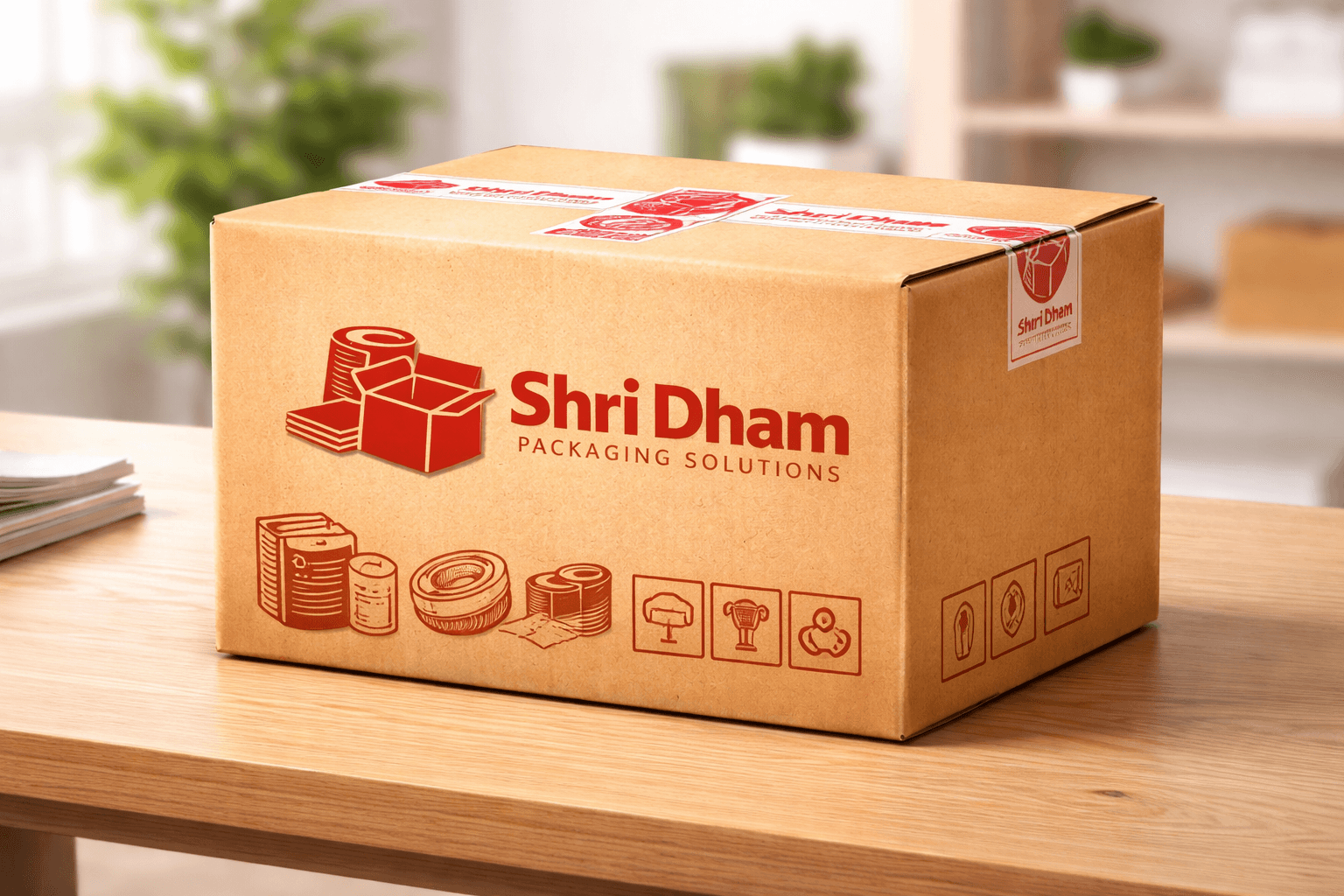 Corrugated packaging boxes